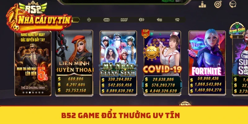 B52 game đổi thưởng uy tín