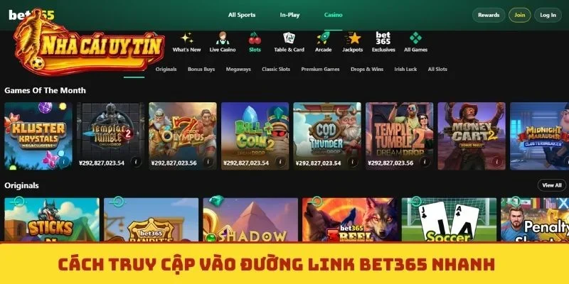 Cách truy cập vào đường link Bet365 nhanh