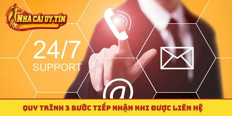 Quy trình 3 bước tiếp nhận khi được liên hệ