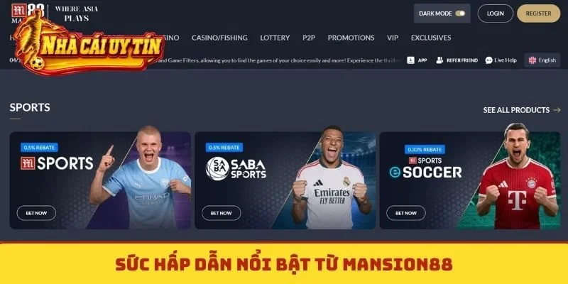 Sức hấp dẫn nổi bật từ Mansion88